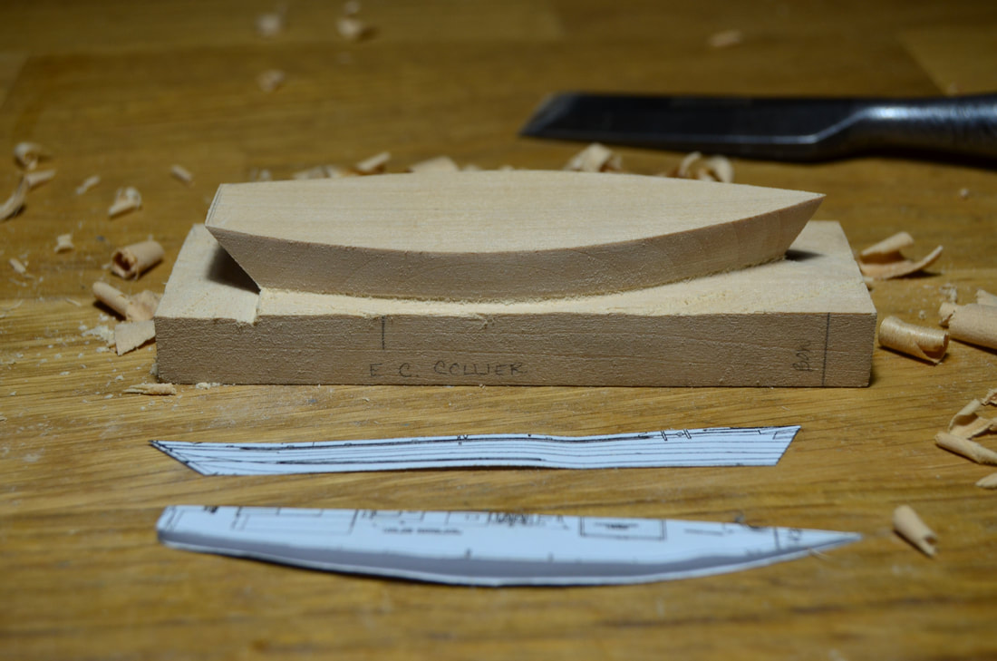 carving the skipjack hull