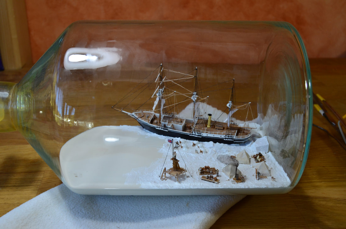 Shackleton endurance ship in bottle