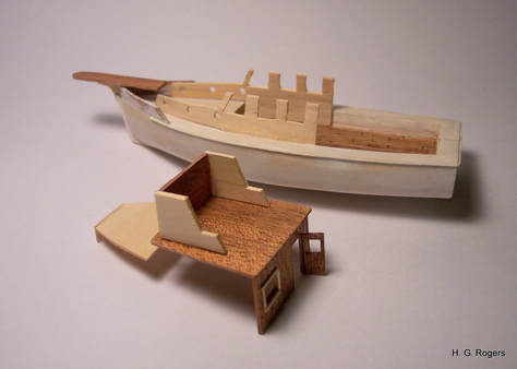 Orca boat model